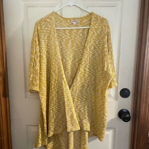 LuLaRoe Mustard Knit Sweater